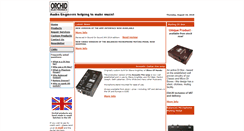 Desktop Screenshot of orchid-electronics.co.uk