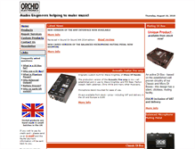 Tablet Screenshot of orchid-electronics.co.uk